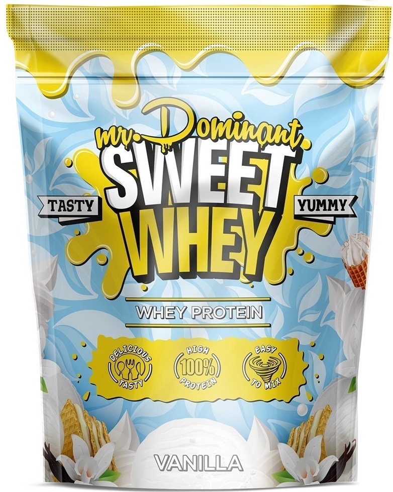 Protein Mr. Dominantní sladká syrovátka 900 g vanilky