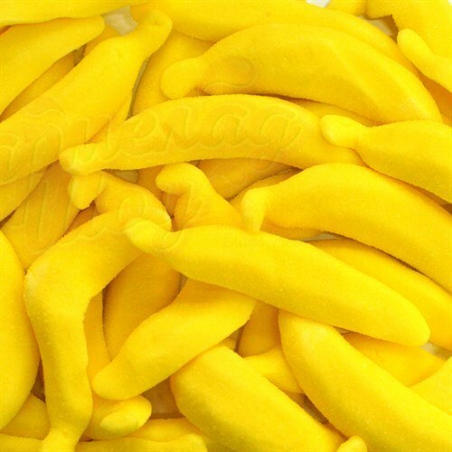 Marmelade à mâcher Banane Géante au sucre Fini 100 gr.