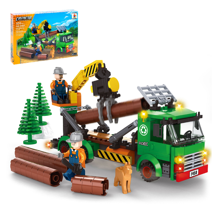 Construction set " Lumberjacks", 274 parts