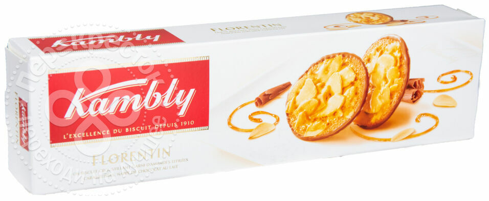Cookies Kambly Butterfly Florentin with almonds in caramel 100g