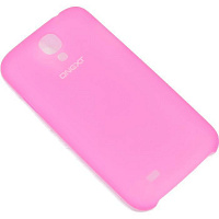 Cover-overlay Puro for Samsung Galaxy S4 i9500 (silicone) (transparent pink)