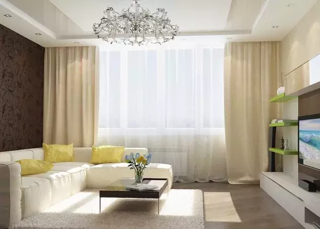 cortinas en diseño de estilo moderno