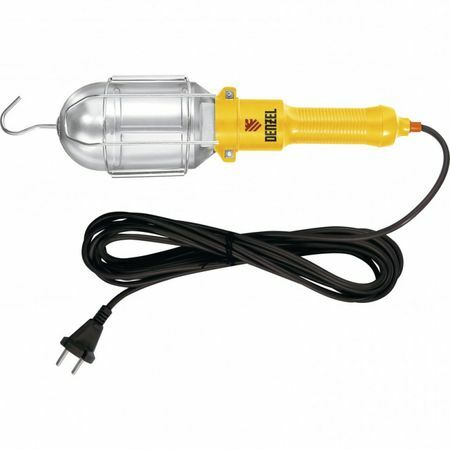 Portable lamp 60 W, cable 5 meters Denzel