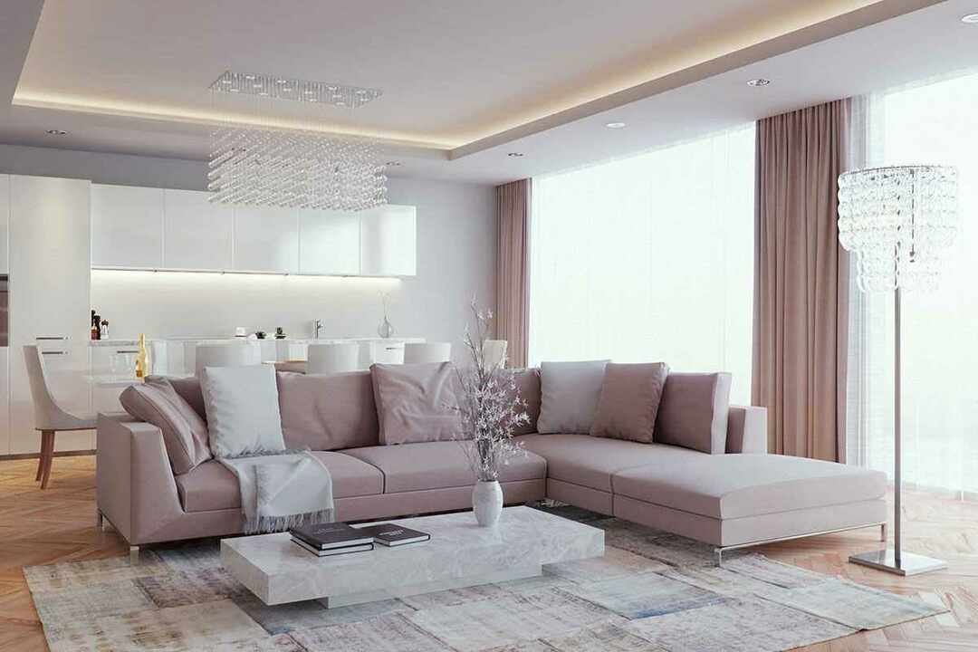 Alternatīva gaiša dzīvojamā istaba stils 2018