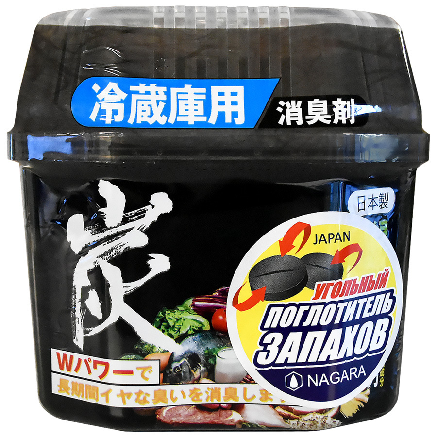 Nagara charcoal for odor elimination in the refrigerator 160g