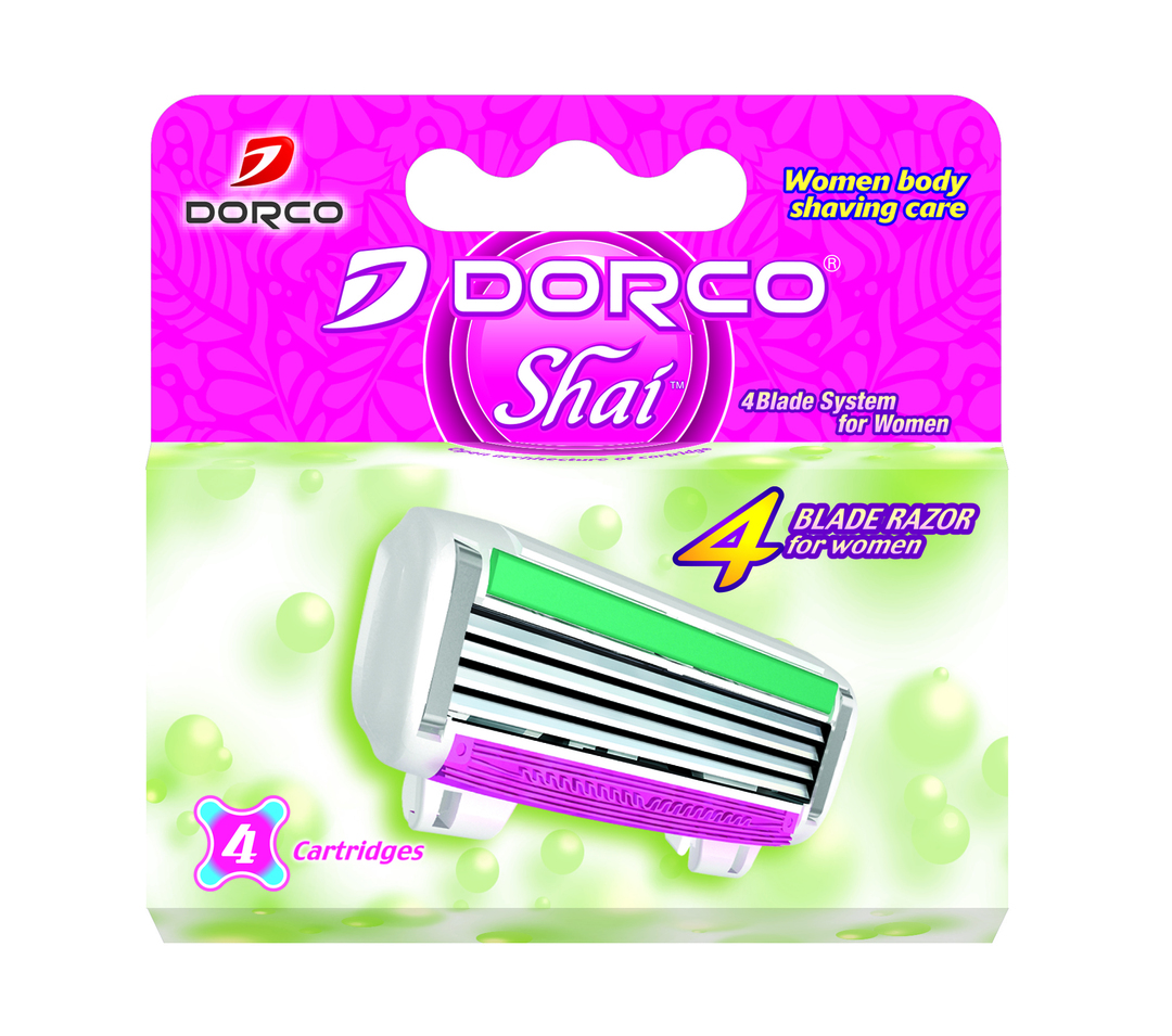 Ersatzklinge für Dorco Shai 4, 4 Stück