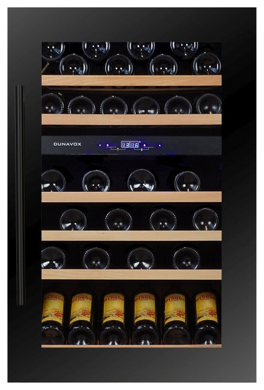 Dunavox DX-57.146DBK built-in wine cabinet