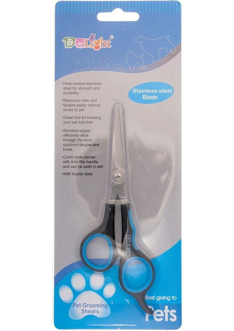 DeLIGHT muzzle scissors with rounded ends, 15.5 cm (blade 4.5 cm)