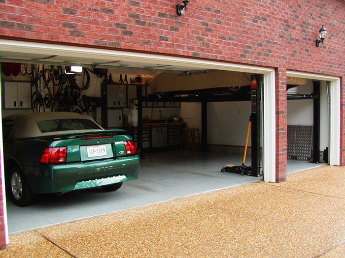 Garage betonvloer verf