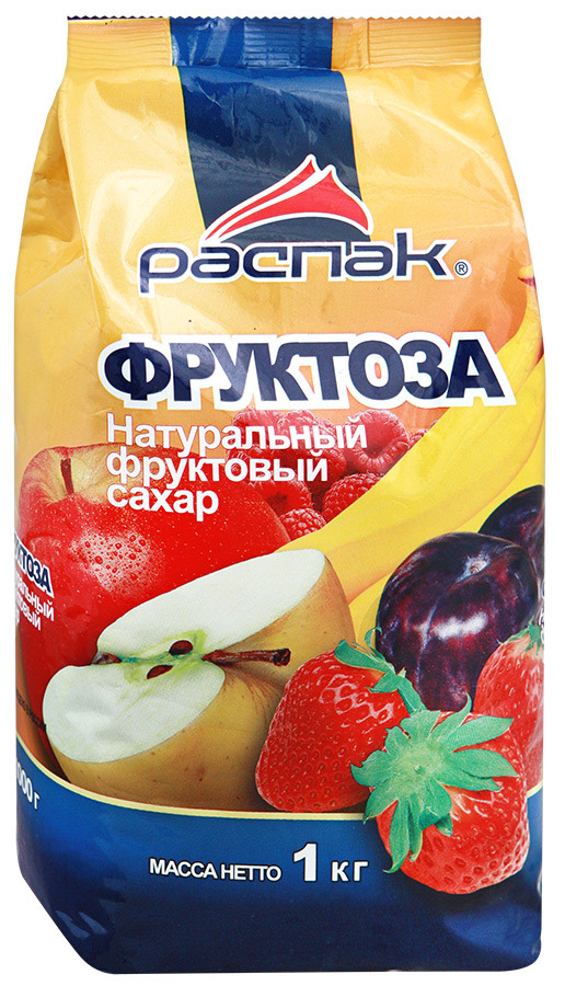 Fruktozes Raspack dabīgais augļu cukurs 1 kg