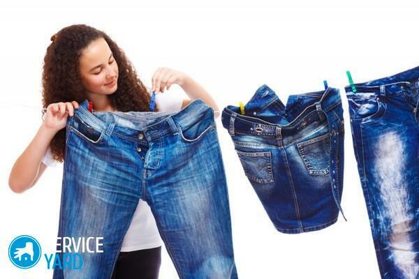 Jeans worden geverfd als ze worden ingesloten - wat moet ik doen?