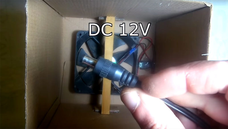 Already at this stage, you can check how your complete system works by connecting a 12 V power supply to it