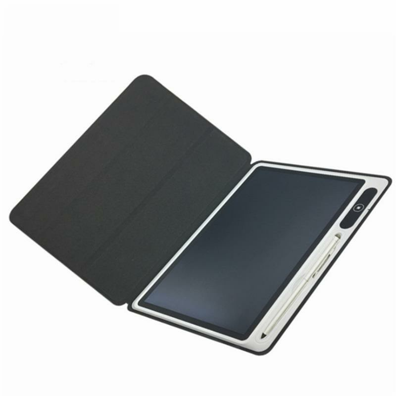 Tablette d'écriture LCD en pouces avec couvercle, dessin numérique, pavé d'écriture manuscrite électronique, tableau blanc graphique de message