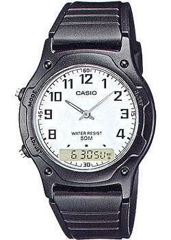 שעון גברים יפני של יד Casio AW-49H-7B. אוסף אנה-דיגי