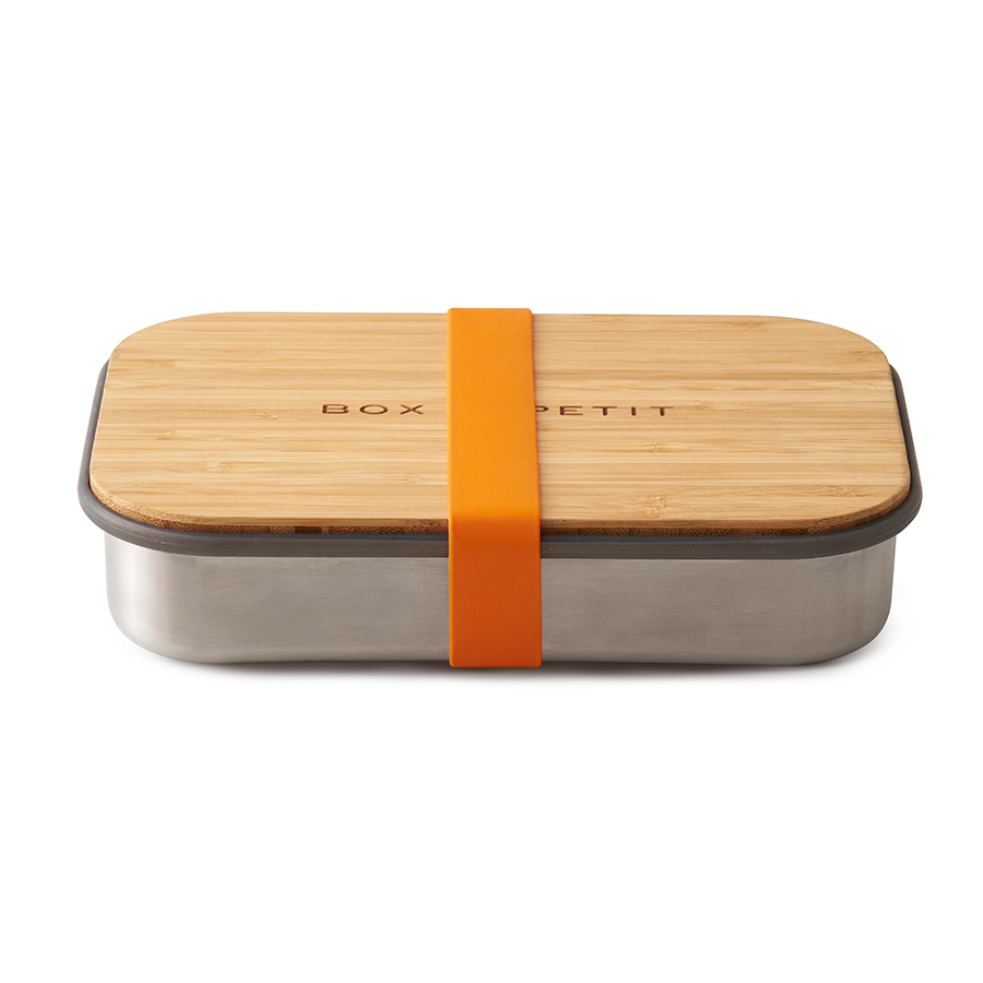 Smörgåsbox Svart + Blum orange BAM-SB003