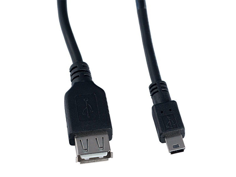 Příslušenství Perfeo USB 2.0 A / F-Mini USB M 1m U4203