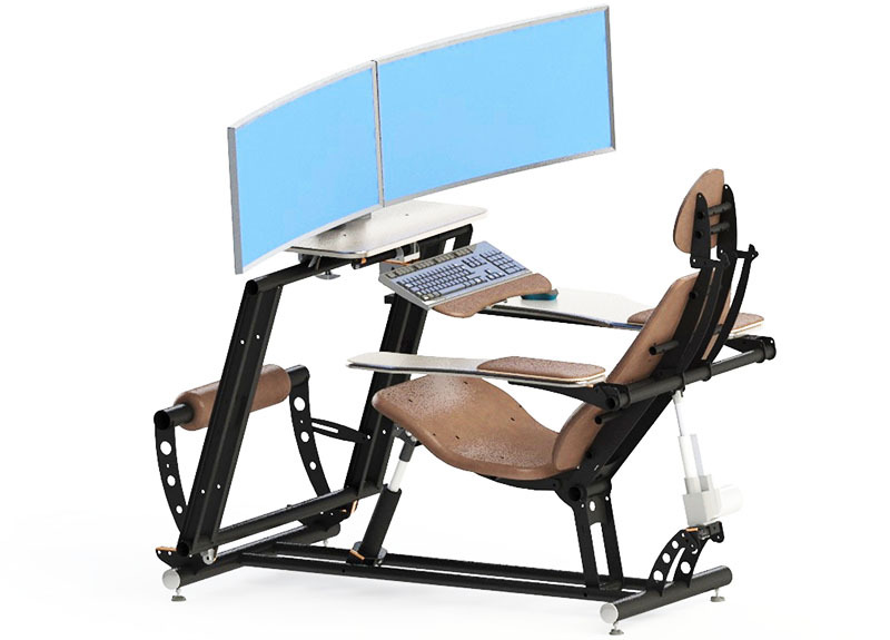 Designs can have many modifications, the main point of which is to make long-term work at the monitor most comfortable.