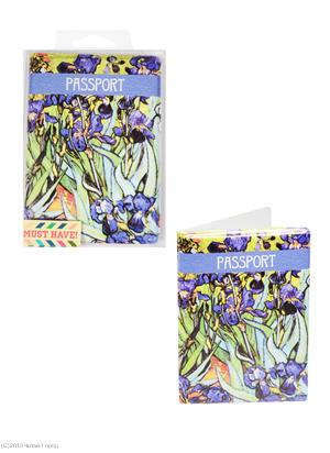 Ovitek za potni list Vincent Van Gogh Irises (PVC škatla)