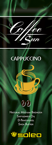 Intenzívny prírodný bronzer s vôňou kávy s mliekom / Coffe Sun Cappuccino 15 ml