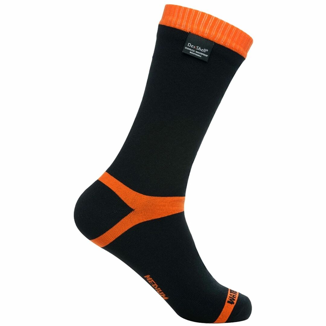 DexShell Waterproof Hytherm PRO 2018 Socken schwarz-orange, Gr. 36-38