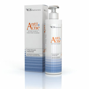 Mezzi per lavare la pelle grassa e problematica incline all'acne, 200 ml (RealCosmetics)