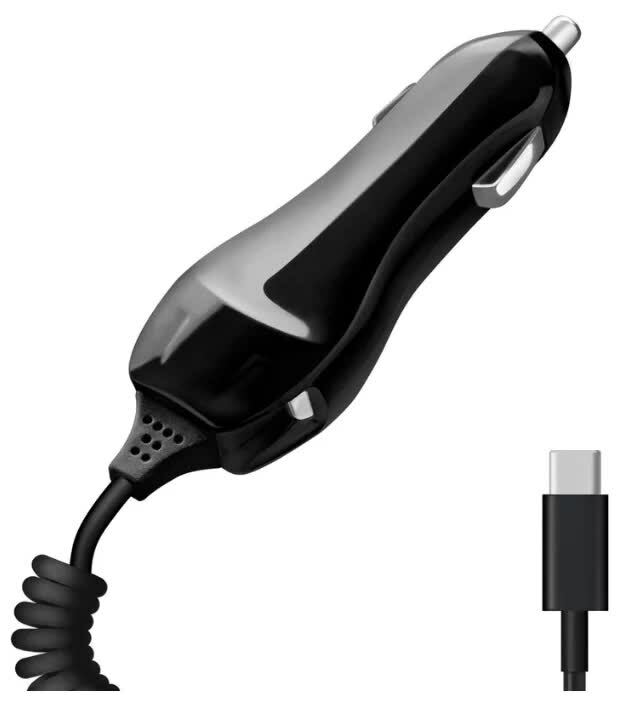 Car charger Deppa USB Type-C 2.1A black