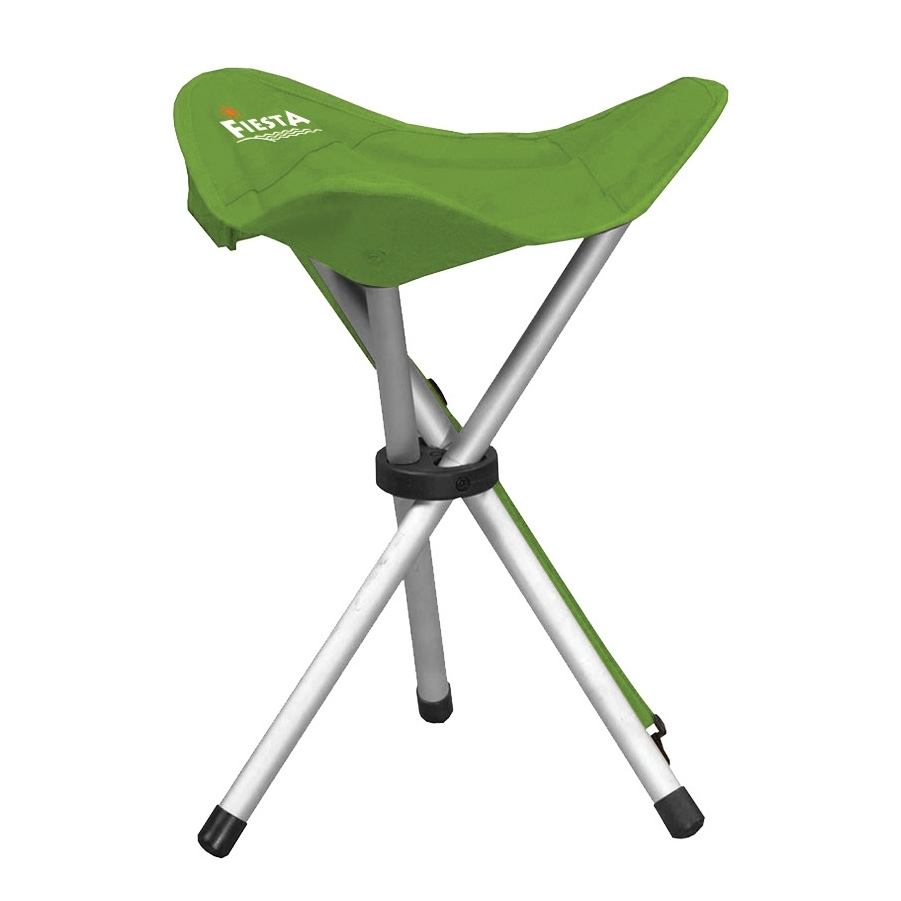 Fiesta Compact folding stool green tripod