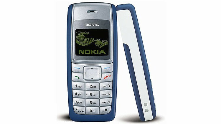 Otra leyenda: " Nokia 1110", que se ha convertido en un clásico.