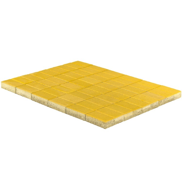 Losas de pavimento Braer Rectángulo amarillo 200x100x40 mm
