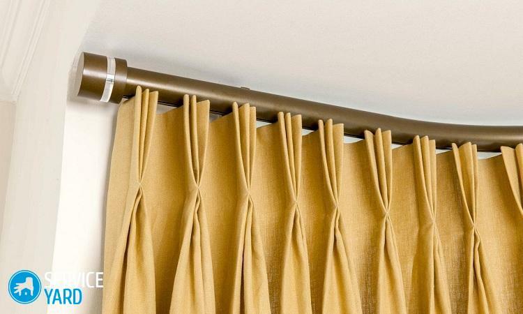 Mulighed for at fastgøre gardiner til cornice