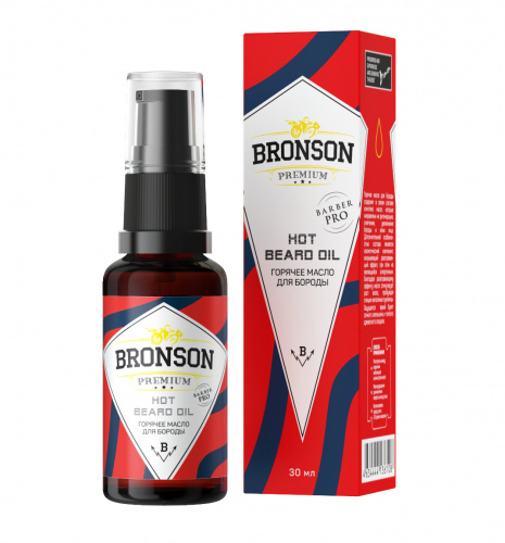 Óleo de Barba Quente Bronson Premium 30 ml