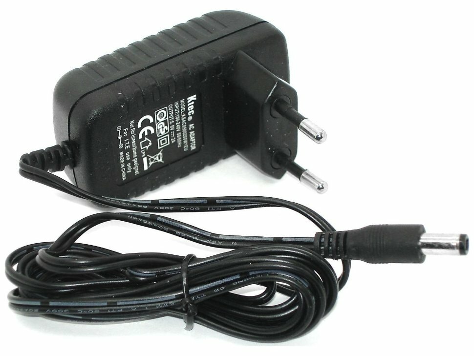 Strømforsyning til medieafspillere iconBit 12V - 2A. (Stik 5.5 - 2.5)