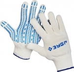 Knitted gloves with anti-slip protection BISON EXPERT 11452-XL
