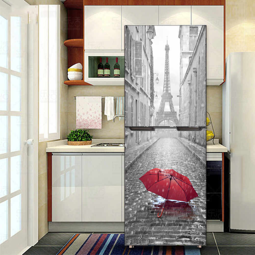 Deštník na chodníku
