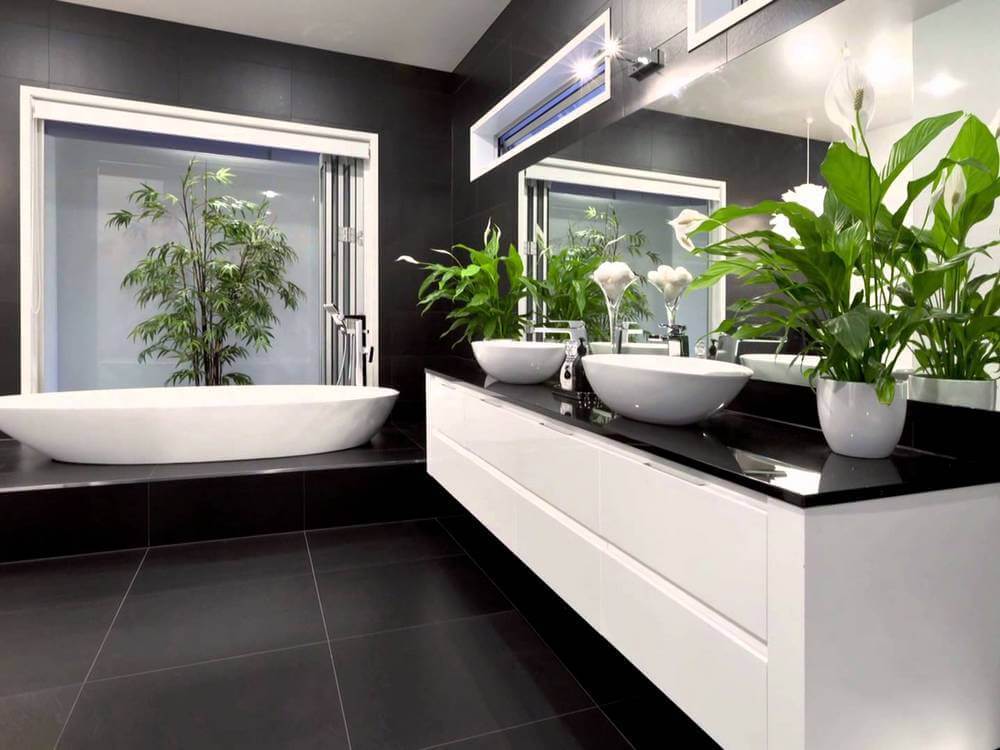 badkamer 2019 met planten