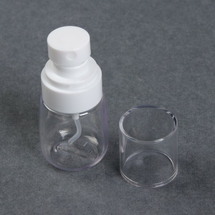  Tároló palack spray -vel, 30 ml, fehér / tiszta