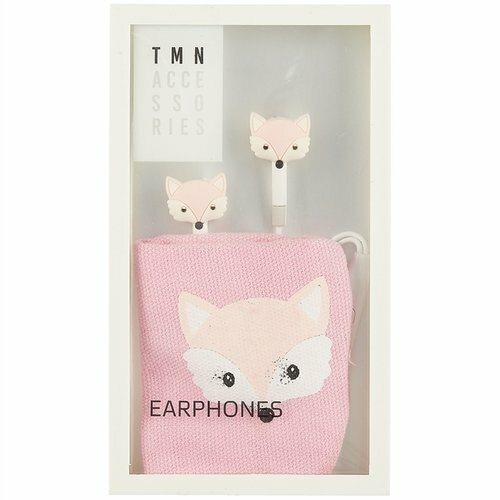Fones de ouvido com fone de ouvido e case Chanterelles (caixa de PVC)
