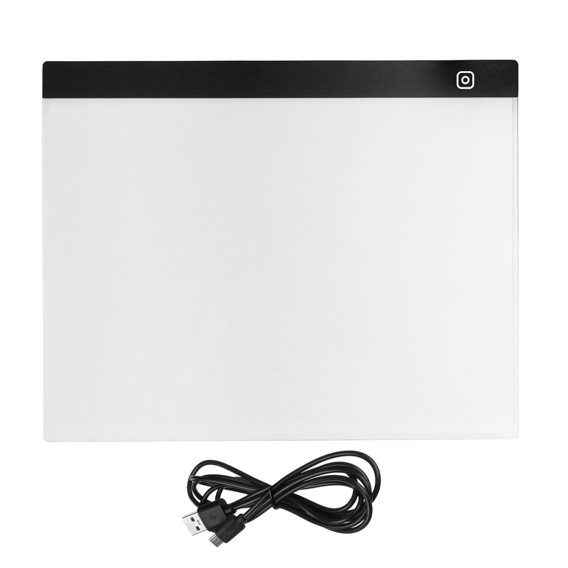 MM LED Tracing Art Craft Copy Board Light Box Drawing Pad Slim + USB Cable