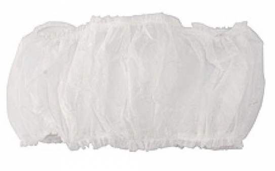  Bustier mit Gummizug, bis Größe 48, weiß 10 Stück