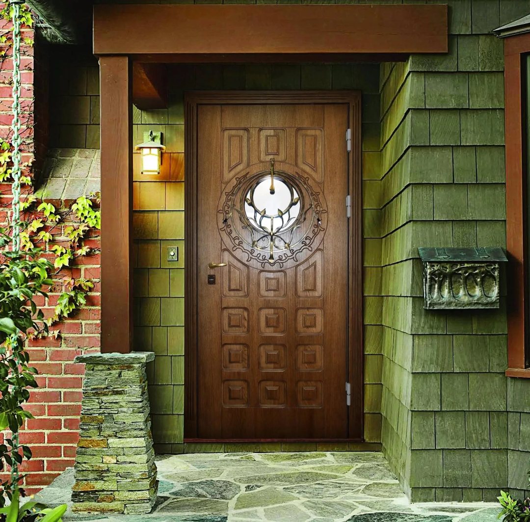 wooden entrance door design