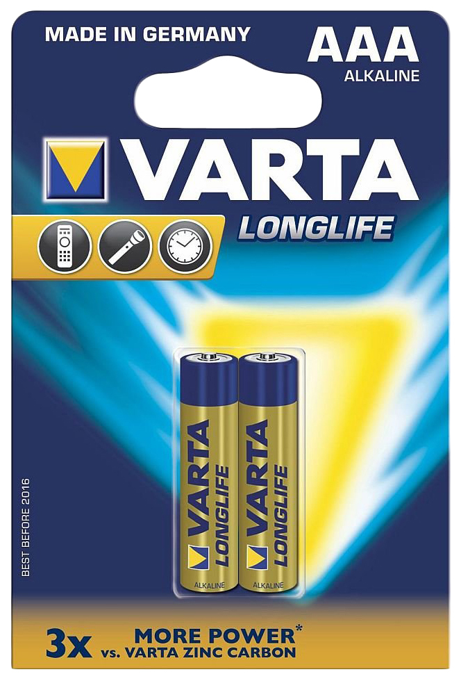 Batteri Varta Longlife LR03-2BL 2 st