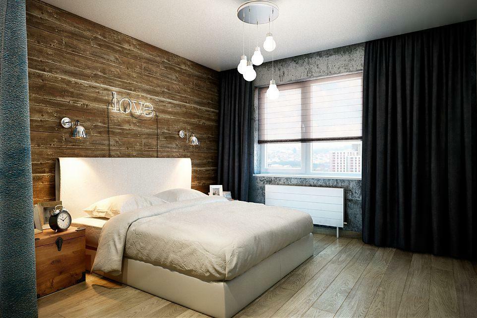 camera da letto in stile loft