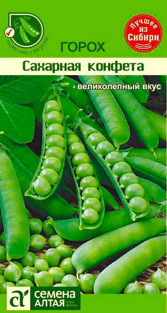 Bezelye Tohumları Şeker Şekeri, 10 gr, Altay Tohumları