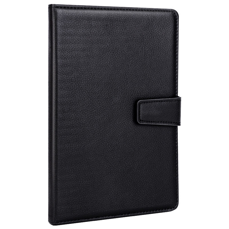 Laptop Leatherette Business Black Meeting Notes Notebook Engrossar Notepad