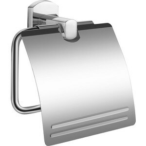  Toilettenpapierhalter Milardo Neva mit Deckel, chrom (NEVSMC0M43)