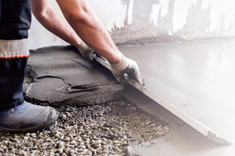 Para betonilhas nos pisos, utiliza-se areia de rio com fração média