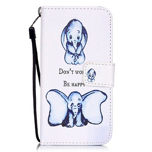 Case For Apple iPhone 8 / iPhone 8 Plus / iPhone 7 Card Wallet / Pattern Full Body Cases Elephant Hard PU Leather for iPhone 8 Plus / iPhone 8 / iPhone 7 Plus