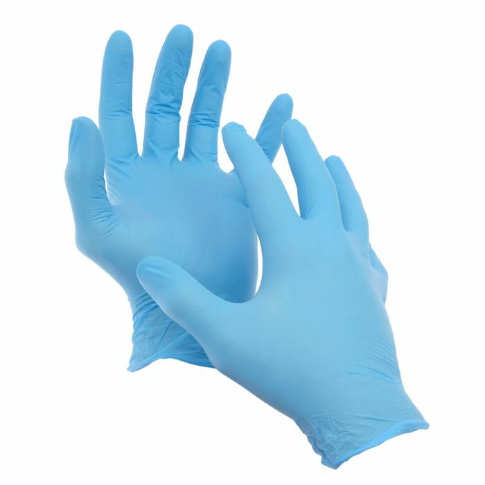Nitrilové rukavice bez pudru M 200 ks / balení ECO