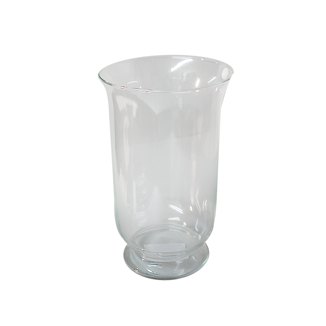 Váza NEMAN Tulipán, v25cm, sklo, průhledná, 648721729