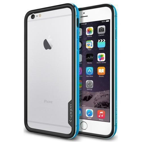 Custodia per paraurti Spigen Neo Hybrid EX in metallo per Apple iPhone 6 Plus / 6S Plus (metallo blu) SGP11193